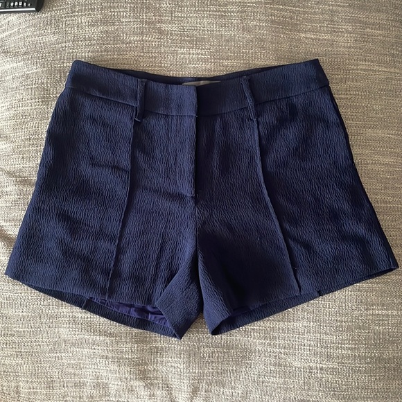 SUNDAY IN BROOKLYN blue lined shorts - Picture 1 of 4